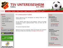 Tablet Screenshot of fussball.tsv-untereisesheim.de